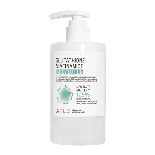 APLB - Glutathione Niacinamide Body Lotion - Brightening and Moisturizing Body Lotion - 300ml