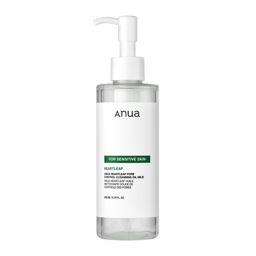 Anua - Heartleaf Pore Control Cleansing Oil Mild - Mild Facial Cleansing Oil - 200ml