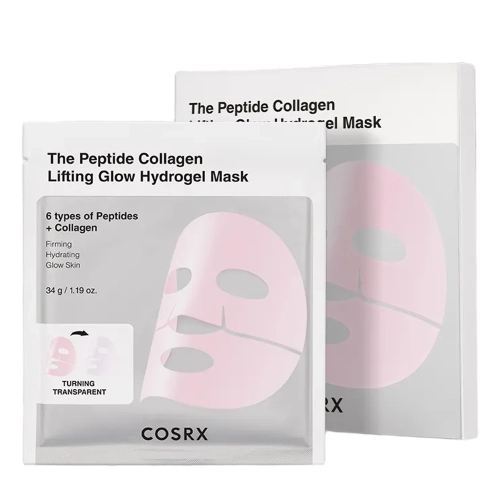 COSRX - Peptide Collagen Glow Hydrogel Mask - 34g x 3pcs