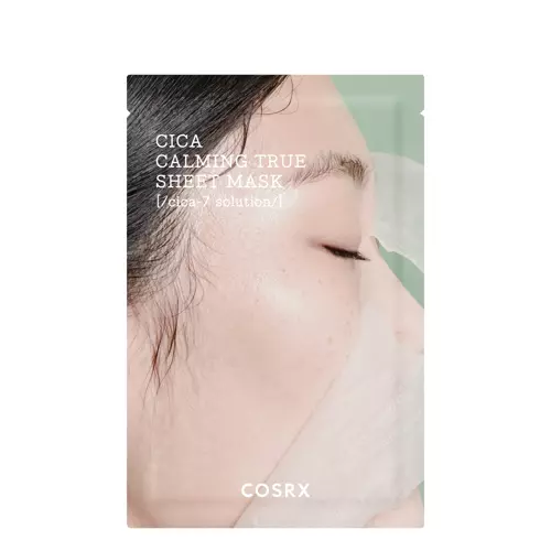  Cosrx - Pure Fit Cica Calming True Sheet Mask - Calming Sheet Mask with Asian Centella - 21ml