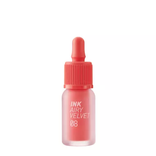  Peripera - Ink Airy Velvet - Lip Tint - 08 Pretty Orange Pink - 4g