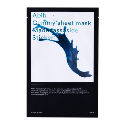 Abib - Gummy Sheet Mask Madecassoside Sticker - Moisturizing Sheet Mask - 27ml