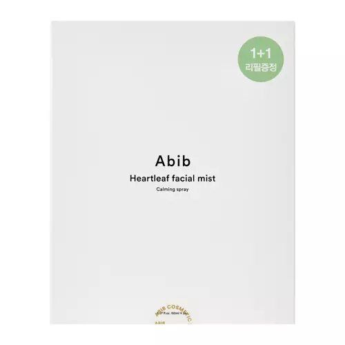 Abib - Heartleaf Facial Mist Calming Spray - Moisturizing Facial Mist - 150ml + 150ml refill