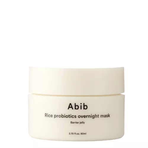 Abib - Rice Probiotics Overnight Mask Barrier Jelly - Overnight Mask with Rice Probiotics - 80ml