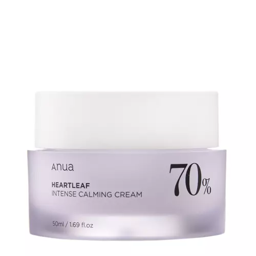 Anua - Heartleaf 70% Intense Calming Cream - Soothing Face Cream with Astragalus Extract - 50ml