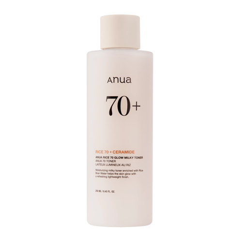 Anua - Rice 70 Glow Milky Toner - Moisturizing Rice Face Toner - 250ml