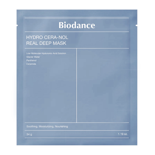 Biodance - Hydro Cera-nol Real Deep Mask - Moisturizing Collagen Face Mask - 1pc/34g