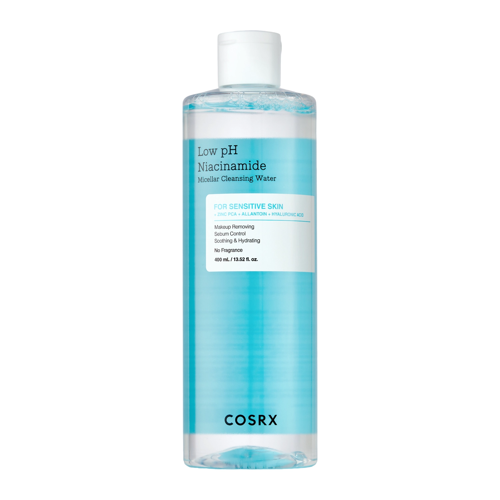 COSRX - Low pH Niacinamide Cleansing Water - Low pH Niacinamide Micellar Water - 400ml