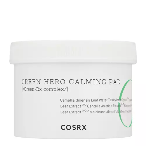 COSRX - One Step Green Hero Calming Pad - Soothing Facial Pads - 70pcs