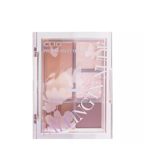 Clio - Pro Eye Palette Mini - Eye Makeup Palette - 04 Falling In Nude - 7g