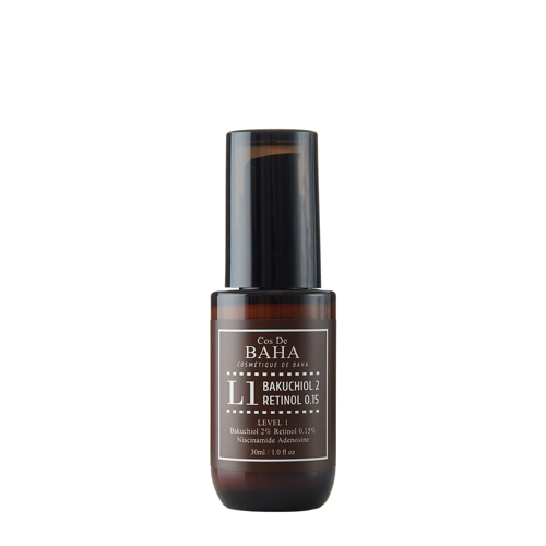 Cos De BAHA - L1 Bakuchiol & Retinol Serum - Anti-Aging Face Serum with Retinol - 30ml