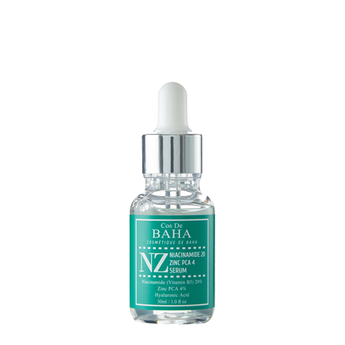 Cos De BAHA - NZ Niacinamide 20 Zinc PCA 4 Serum - Serum with Zinc 4% and Niacinamide 20% - 30ml