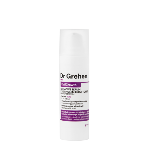 Dr. Grehen - RetiGrowth - Reti-TGF Serum - Cream Serum with Retinol 0.3% and Growth Factor - 30ml