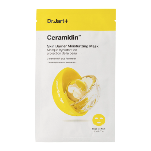 Dr.Jart+ - Ceramidin Skin Barrier Moisturizing Mask - Moisturizing Sheet Mask for Face - 22g