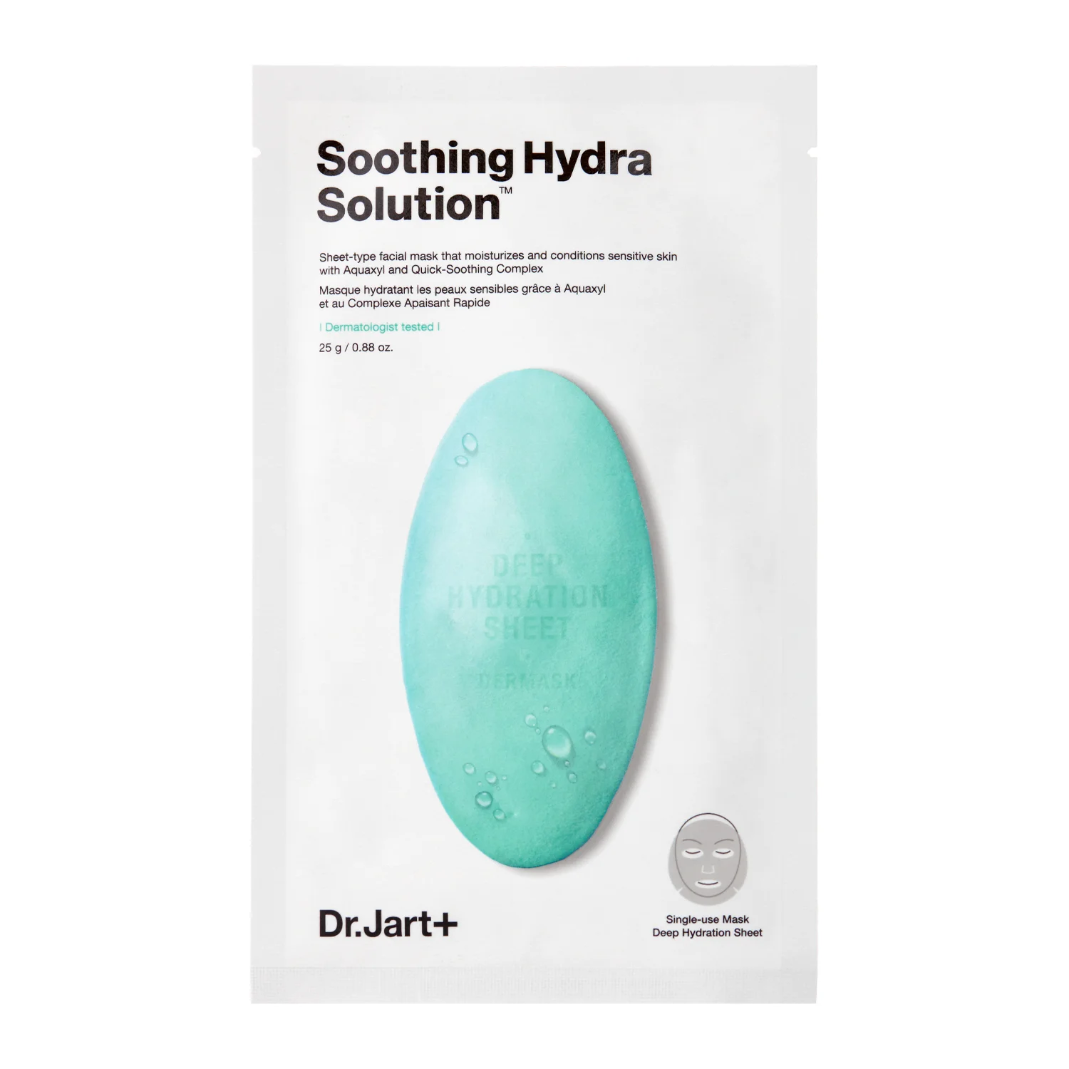 Dr.Jart+ - Dermask Soothing Hydra Solution - Moisturizing and Soothing Mask - 25g