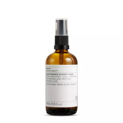 Evolve Organic Beauty - Liquid Radiance Glycolic Toner - Regulating Toner for Sensitive Skin - 100ml