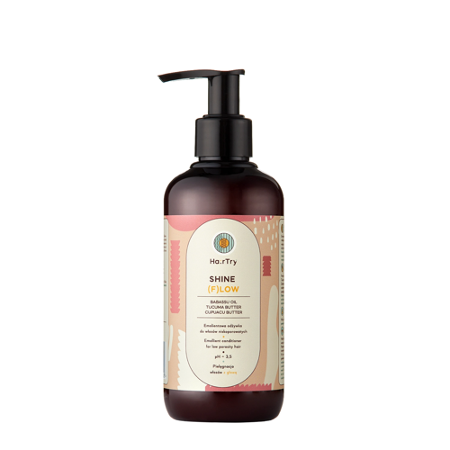 HairTry - Shine (f)low - Emollient Conditioner for Low-Rough Hair - 250ml