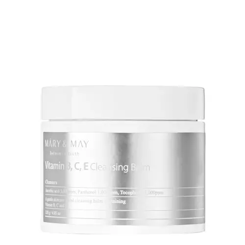 Mary&May - Vitamine B,C,E Cleansing Balm - Gentle Makeup Removing Balm with Vitamins B, C, E - 120g