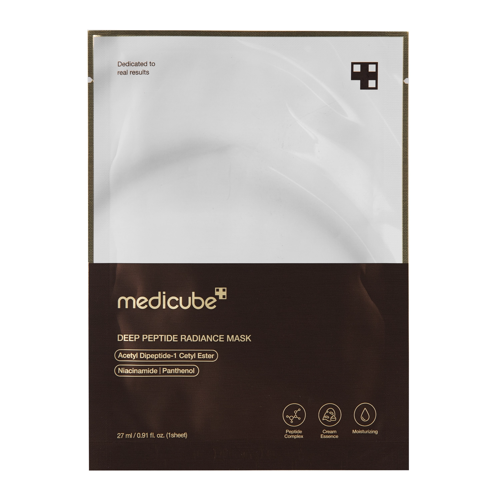 Medicube - Deep Peptide Mask - Illuminating Face Sheet Mask with Peptides - 1pcs/27ml