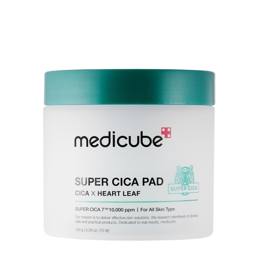 Medicube - Super Cica Pad - Exfoliating and Soothing Face Pads - 70pcs/150g