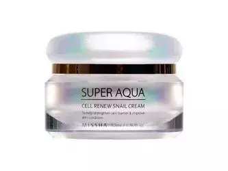 Missha - Super Aqua Cell Renew Snail Cream - Regenerating Face Cream with Snail Mucus - 52ml