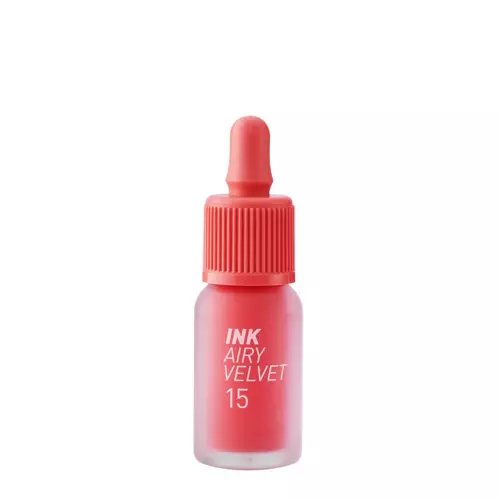 Peripera - Ink Airy Velvet - Lip Tint - 15 Soft Coral - 4g