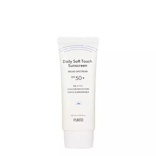 Purito - Daily Soft Touch Sunscreen SPF50+/PA++++ - Filter Cream with Ceramides - 60ml