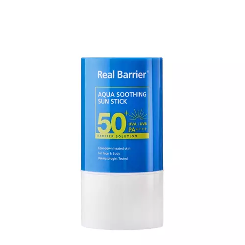 Real Barrier - Aqua Soothing Sun Stick SPF50+/PA++++ - Moisturizing Sunscreen Stick - 21g