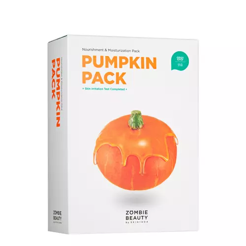 SKIN1004 - Zombie Beauty Pumpkin Pack - Set of Nourishing Face Masks - 16 pcs. x 4g