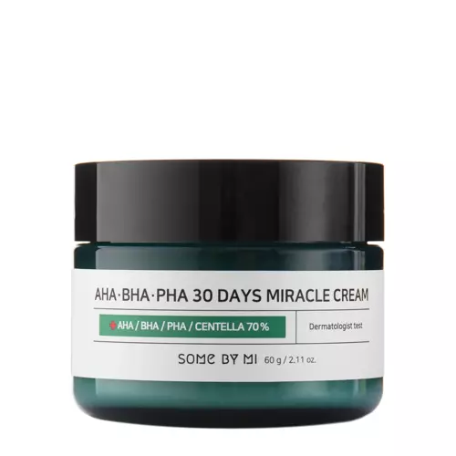 Some By Mi - AHA BHA PHA 30 Days Miracle Cream - Face Cream with AHA, BHA and PHA Acids - 60ml