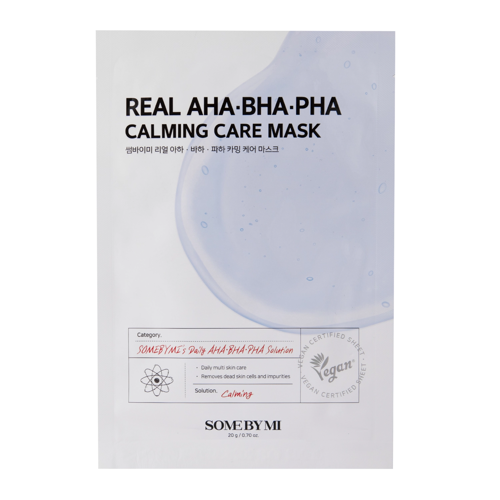 Some By Mi - Real AHA BHA PHA Calming Care Mask - 20g