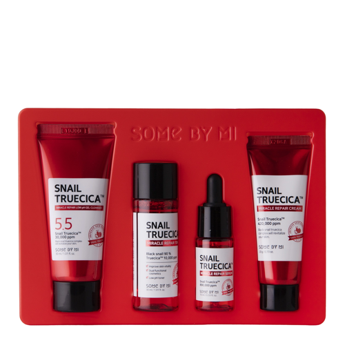 Some By Mi - Snail Truecica Miracle Repair Starter Kit - Cosmetic Kit for Problem Skin 