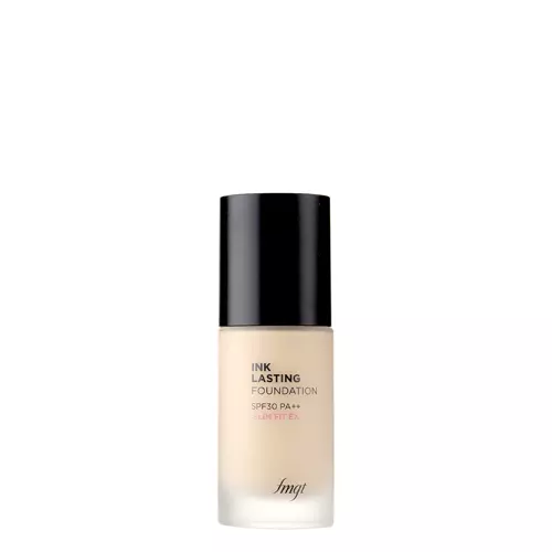 The Face Shop - Fmgt Ink Lasting Foundation Slim Fit Ex SPF 30 PA++ - Liquid High Coverage Foundation - N203 Natural Beige - 30ml