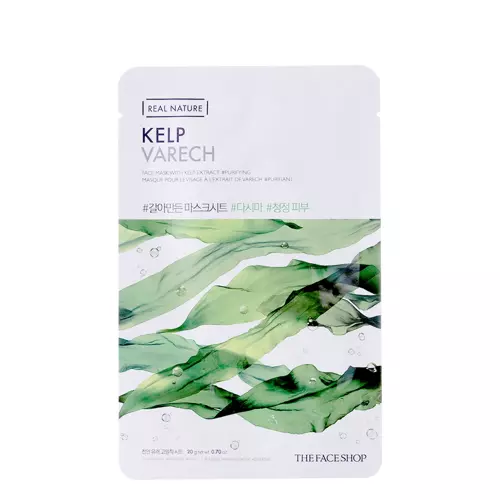 The Face Shop - Natural Mask - Kelp - Sheet Mask with Seaweed Extract - 20g