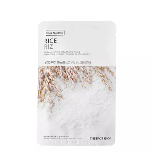 The Face Shop - Natural Mask - Rice - Sheet Mask with Rice - 20g