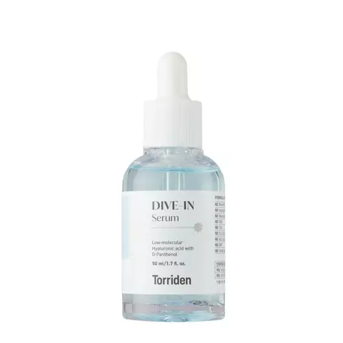 Torriden - Dive-In - Low Molecule Hyaluronic Acid Serum - Moisturizing Serum with Low Molecule Hyaluronic Acid and Ceramides - 50ml