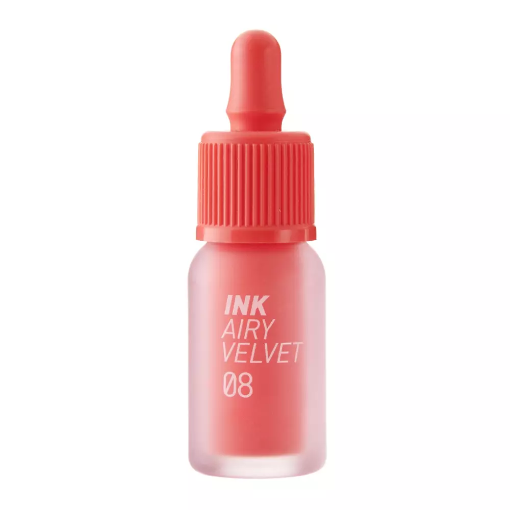  Peripera - Ink Airy Velvet - Lip Tint - 08 Pretty Orange Pink - 4g