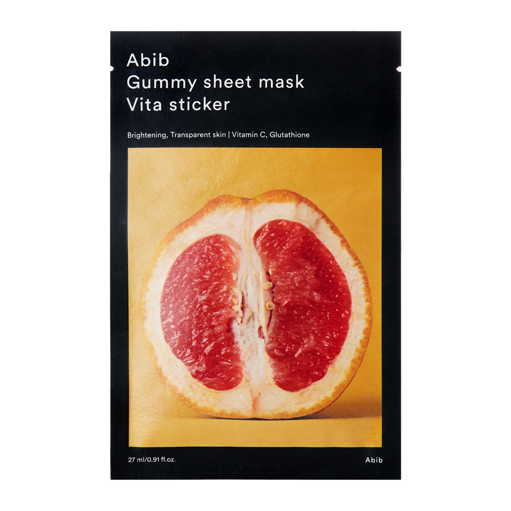 Abib - Gummy Sheet Mask Vita Sticker - Illuminating Sheet Mask - 27ml