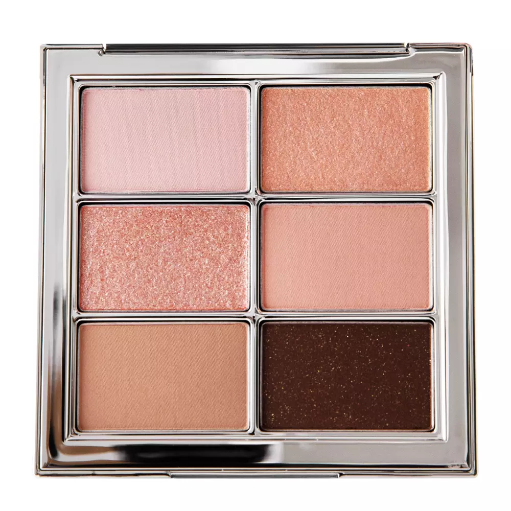 Amuse - Eye Vegan Sheer Palette - Vegan Eye Shadow Palette - 03 Sheer Peach - 6x1.6g