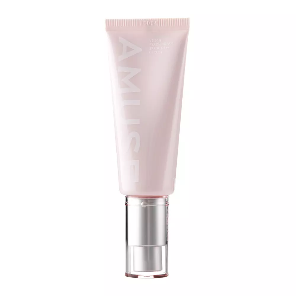 Amuse - Vegan Peach Cream - SPF30/PA++ - Toning Cream with Filter - 01 Rosy - 40ml