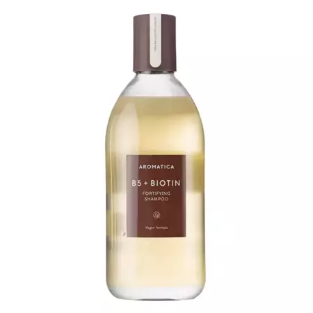 Aromatica - B5+Biotin Fortifying Shampoo - Strengthening Shampoo with Biotin - 400ml 