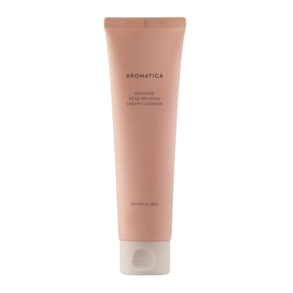 Aromatica - Reviving Rose Infuison Cream Cleanser - Rose Infuison Cream Gel Face Wash - 145ml