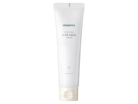 Aromatica - Soothing Aloe Aqua Cream - Natural Moisturizing Face and Body Cream with Aloe Vera - 150g