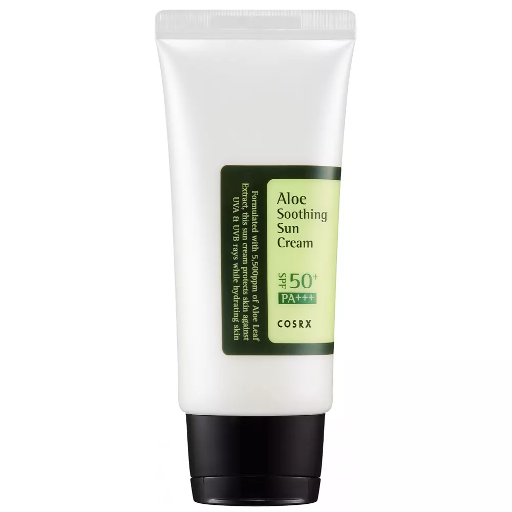 COSRX - Aloe Soothing Sun Cream SPF50+/PA+++ - Moisturizing Sunscreen - 50ml