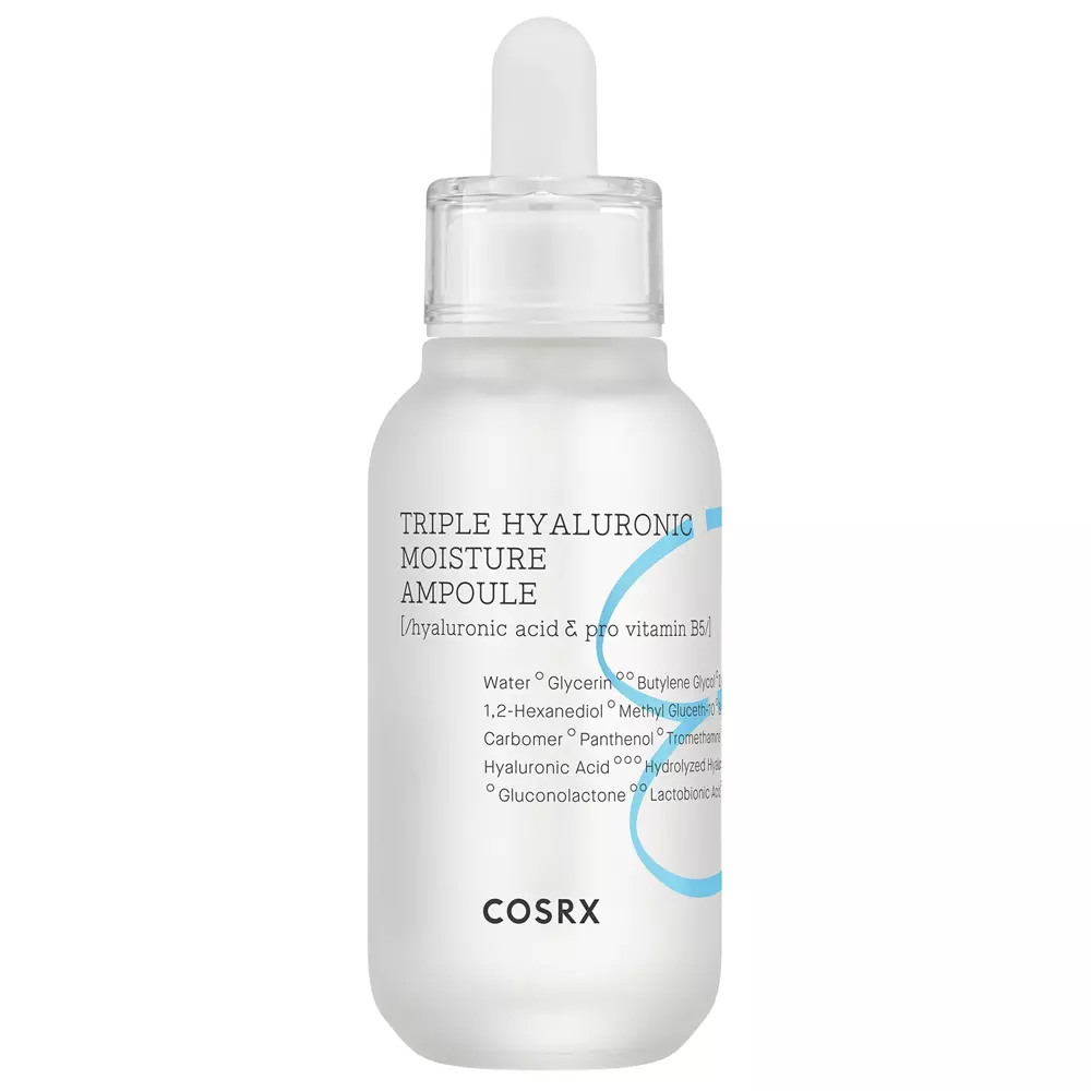 COSRX - Hydrium Triple Hyaluronic Ampoule - Hydrating Facial Ampoule with Hyaluronic Acid - 40ml