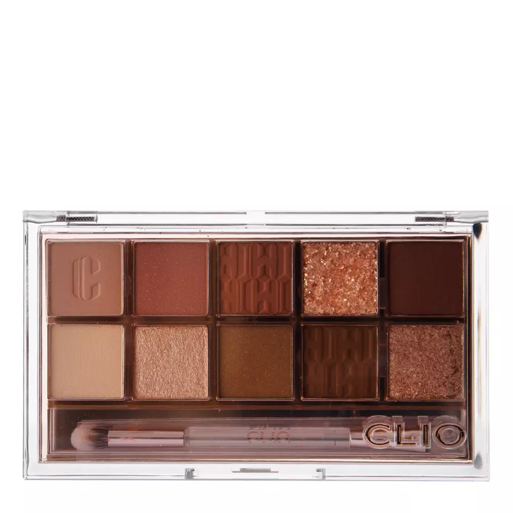 Clio - Pro Eye Palette - Eye Shadow Palette - 12 Autumn Breeze in Seoul Forest - 6g