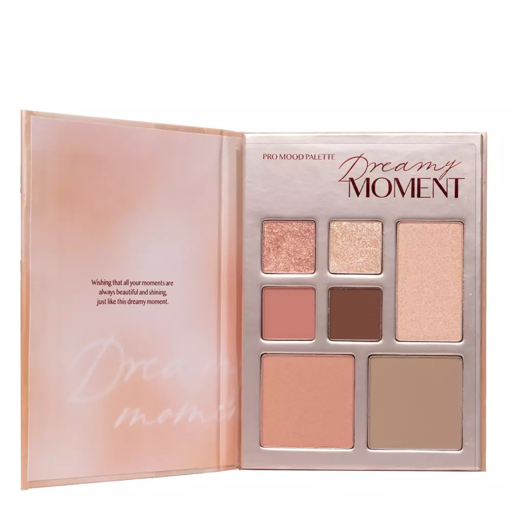 Clio - Pro Mood Palette - Face and Eye Makeup Palette - 01 Dreamy Moment - 13g