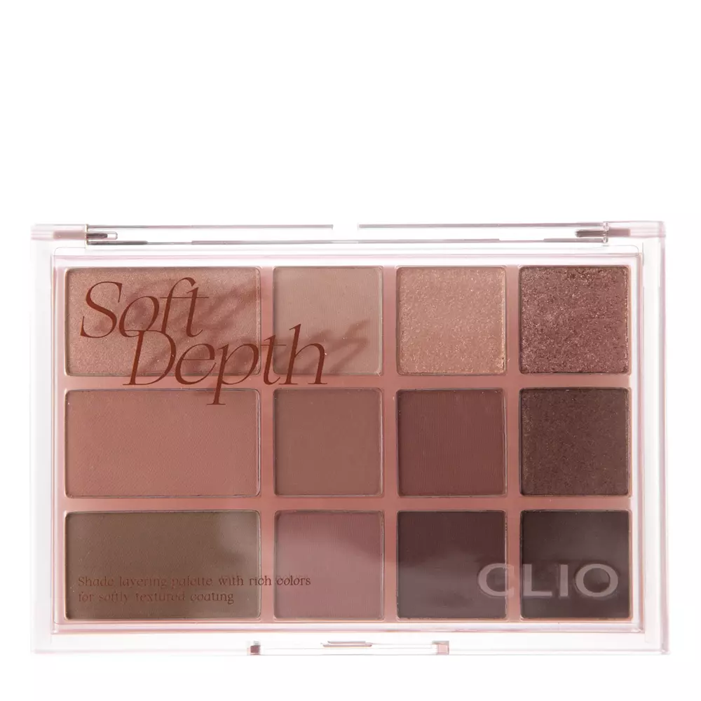 Clio - Shade & Shadow Palette - Eye Shadow Palette - 02 Soft Depth - 9.6g