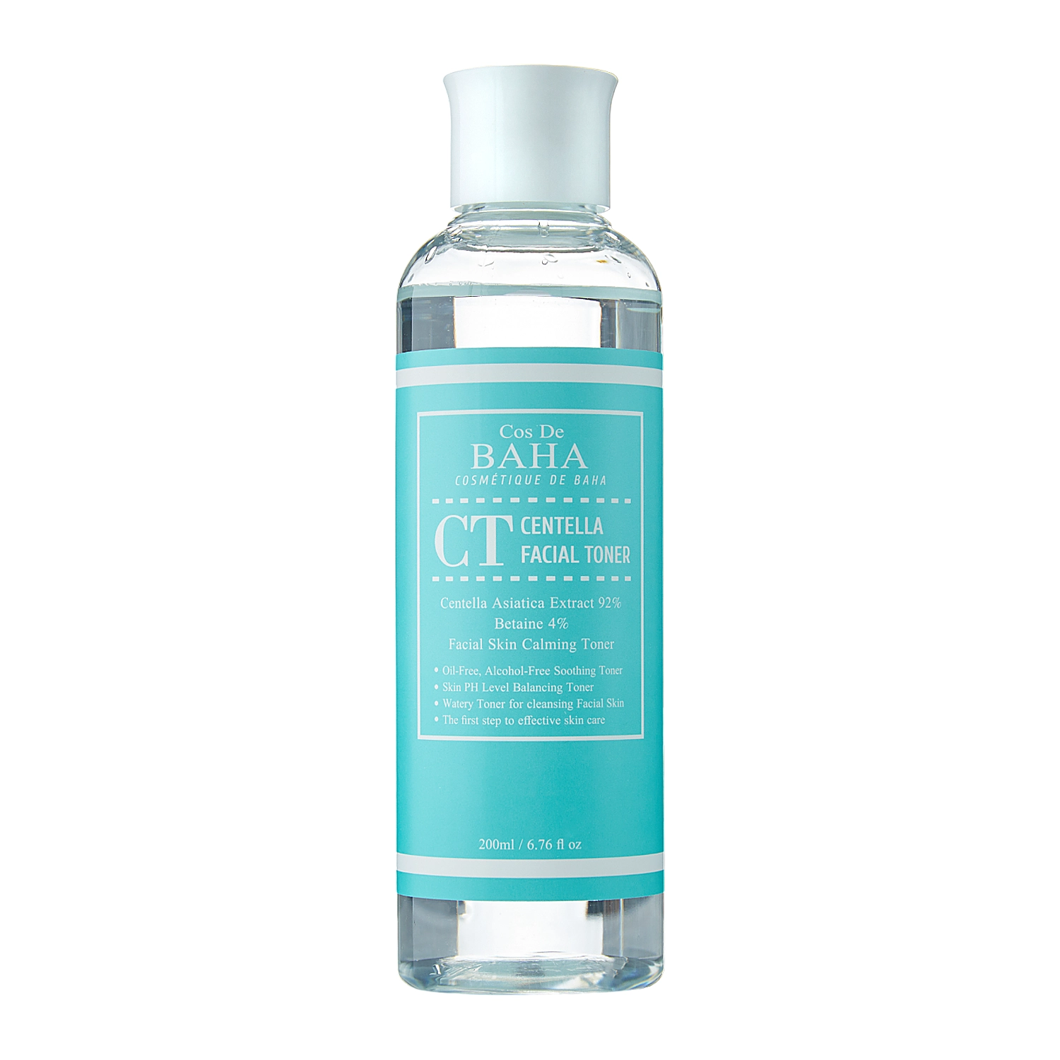 Cos De BAHA - CT Centella Facial Toner - Soothing Facial Toner with Centella Asiatica Extract - 200ml