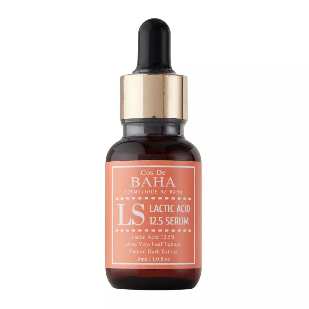 Cos De BAHA - LS Lactic Acid 12.5 Serum - Smoothing Face Serum with 12.5% Lactic Acid - 30ml